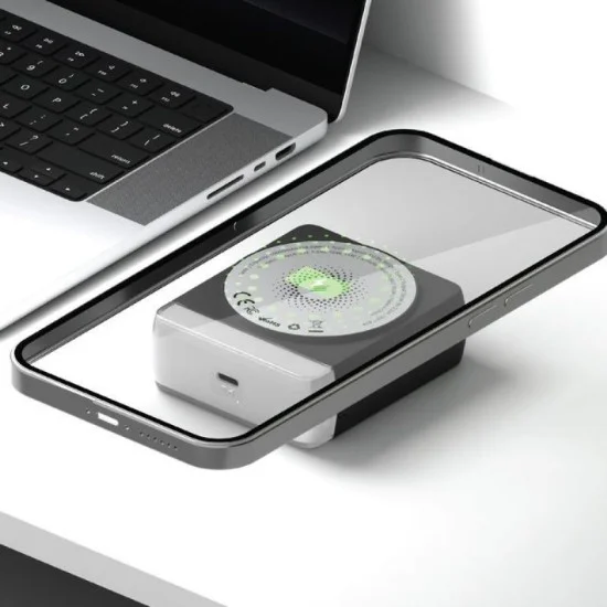 Smartix Premium Spark Magnetic Wireless Power Bank 10000Mah - Black